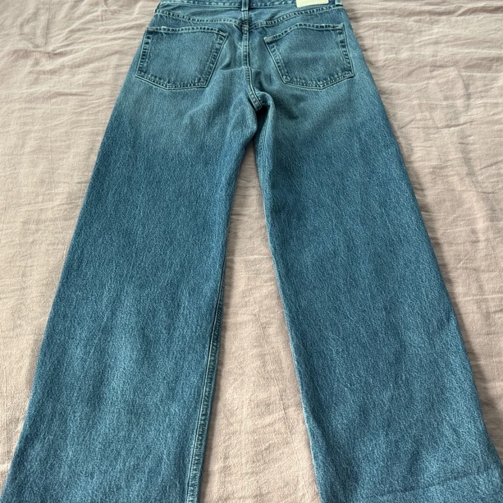 Citizens Of Humanity Wide Leg Blue Denim Jeans - Picture 6 of 13